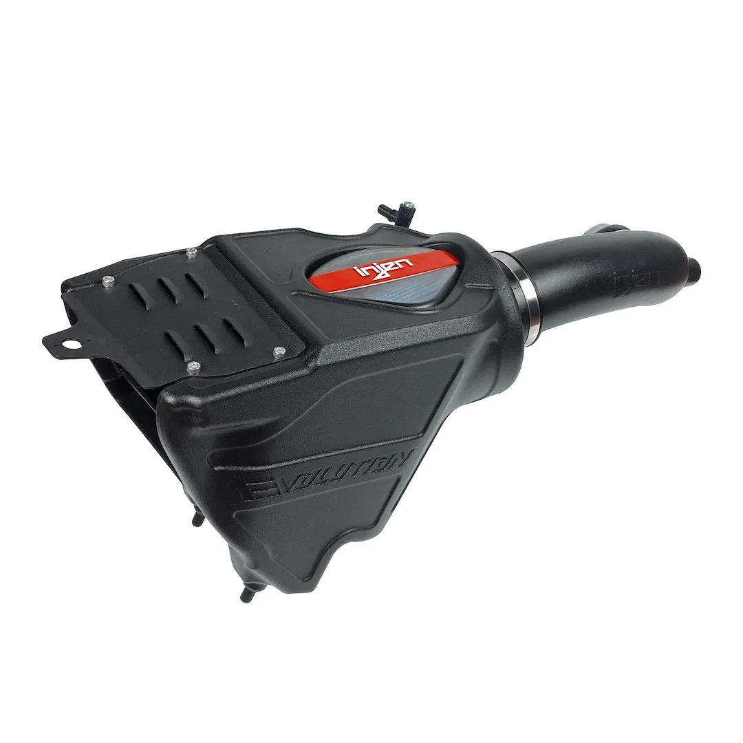 EVO5006 – INJEN Cold Air Intake, Black Roto-Molded Polyethylene Tube Dry Blue Filter Twist-Lock